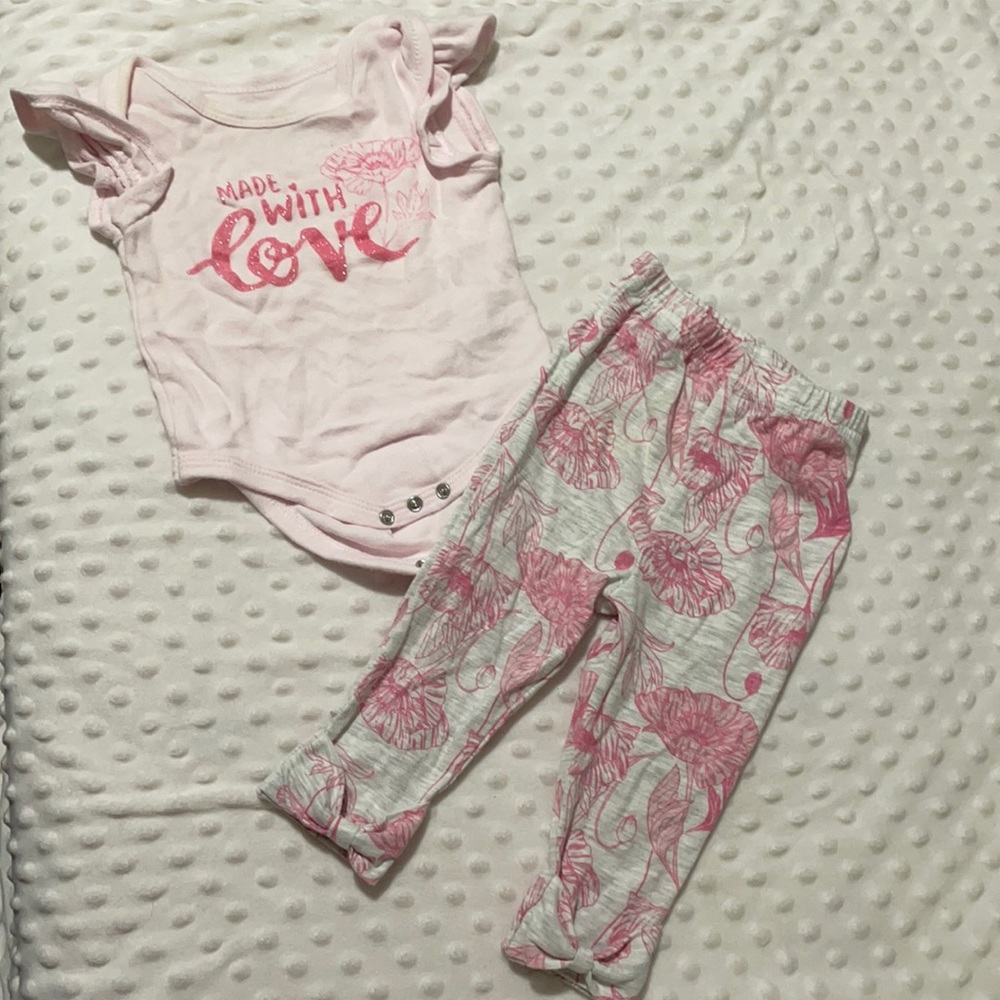 René Rofe baby girl matching set. Size 3-6 month.
